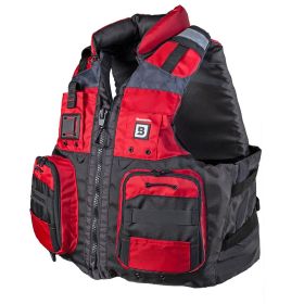 Bluestorm Classic Adult Fishing Life Jacket   Nitro Red   S/M