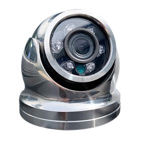 Iris Hi Resolution Analog Mini Dome Camera   316 Stainless Steel   CVBS   TVI