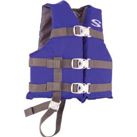 StearnsClassic Series Child Life Jacket   30 50lbs   Blue/Grey