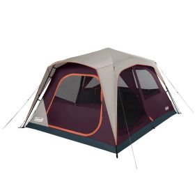 Coleman Skylodge&trade; 8 Person Instant Camping Tent   Blackberry